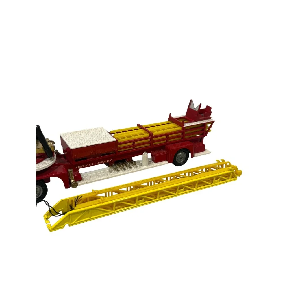 Vintage Corgi Major Toys American LaFrance Aerial Rescue Truck Red White
